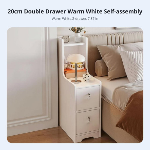 Narrow bedside locker - narrow,