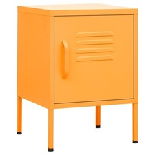 1/2x Nightstand Steel Bedside