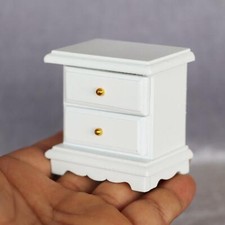 Wood Dolls House Bedside Table